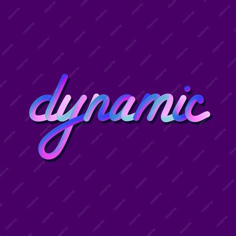 Illustration of colorful gradient lettering