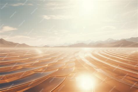 Desert transformed into snowy landscape in Photoshop