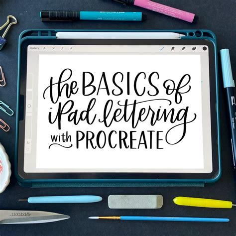 Hand-lettered quote example created in Procreate