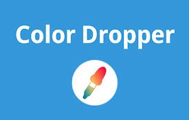 Inkscape's Dropper Tool in action, picking color from an image