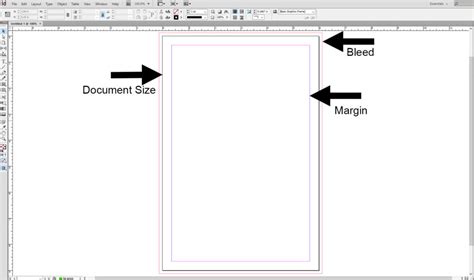 An InDesign page showing layout guides and margins.