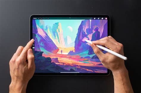 Architect using Procreate on an iPad with Apple Pencil