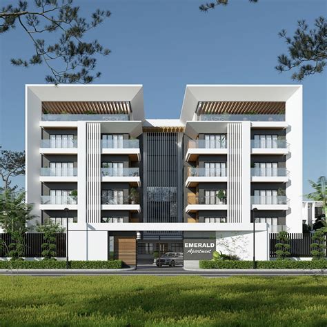 Procreate rendering of a modern residential building