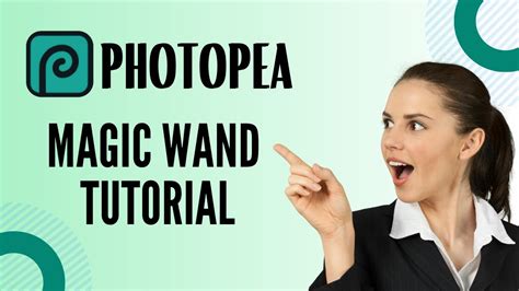Photopea Magic Wand Tool Interface