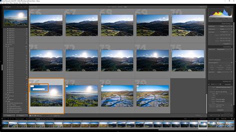 Lightroom Classic photo stack in Grid View