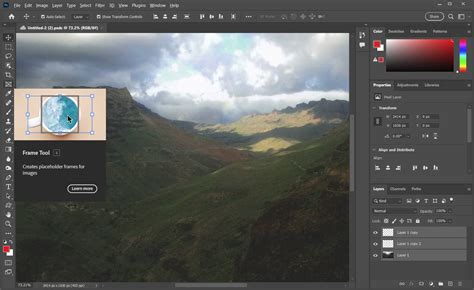 Photoshop interface showing a subject with detailed hair