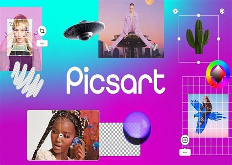 Picsart poster design interface