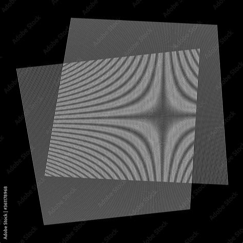 Moiré pattern illustration