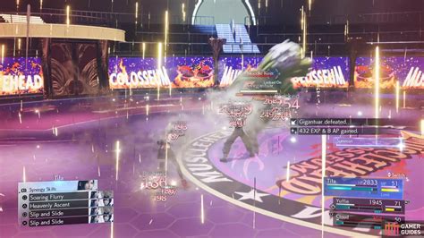 Gigantuar unleashing its Needle Rain attack