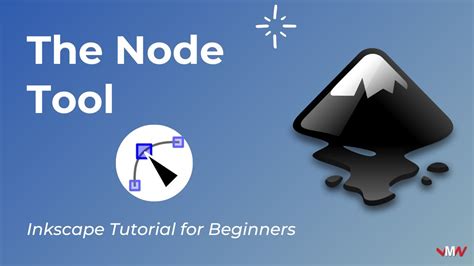 Inkscape Node Tool editing a path