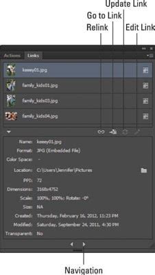 Illustrator Links panel showing image resolution