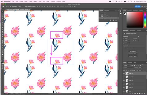 Photoshop Pattern Preview mode enabled