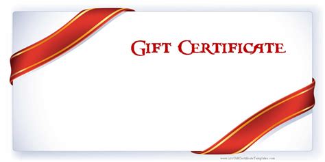 Adobe Express interface showcasing various gift certificate templates