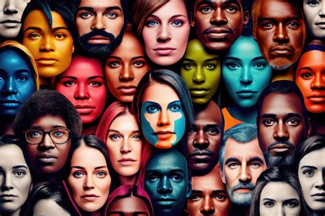 A collage of images showing a person replaced with different AI-generated backgrounds