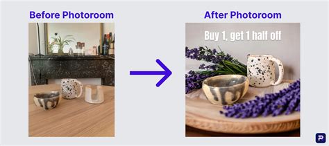Photoroom interface showcasing product photo editing