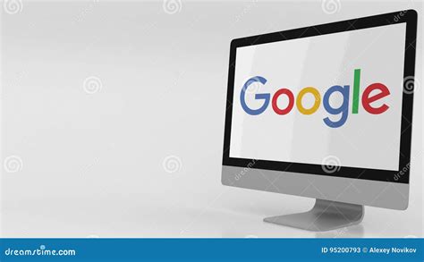 Google logo on a computer screen