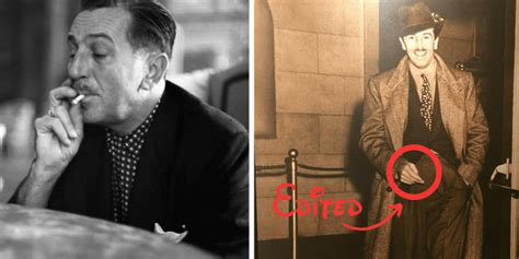 Walt Disney holding a Lucky Strike cigarette