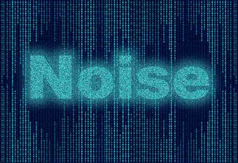 Digital noise in an image
