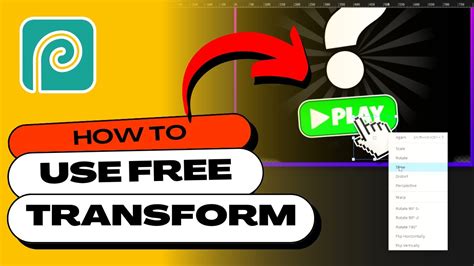 Free Transform bounding box in Photopea