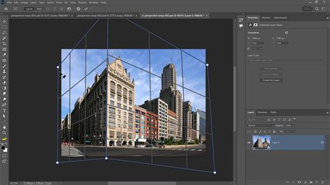 Warp Transform grid in Photopea
