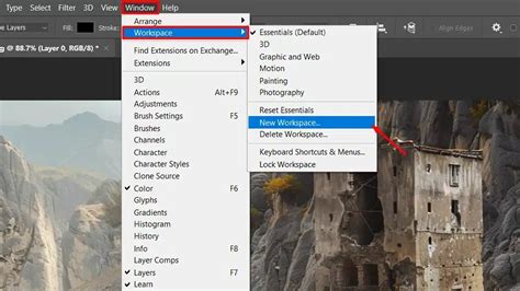 Screenshot of Photoshop for Web interface highlighting the left-hand sidebar tools