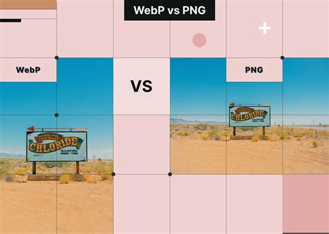 Infographic comparing image file sizes: JPEG vs PNG vs WebP