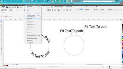 CorelDRAW text formatting options