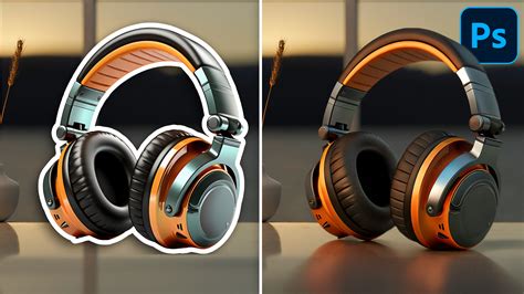 Before and after comparison of an object blended into a scene using Photoshop's Harmonize tool