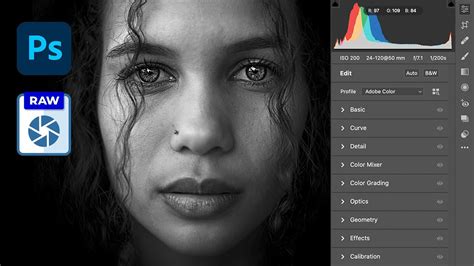 Photoshop Camera Raw Filter interface