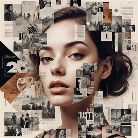 A visually appealing photo collage on a phone screen