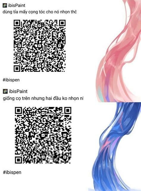 Screenshot showing the Ibis Paint X interface with the QR code scanner active