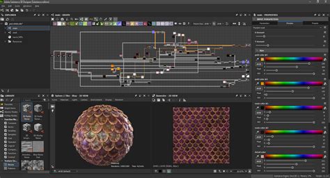 Screenshot of the Eye Generator interface in Substance Designer