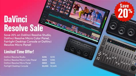DaVinci Resolve Studio pricing comparison with subscriptions