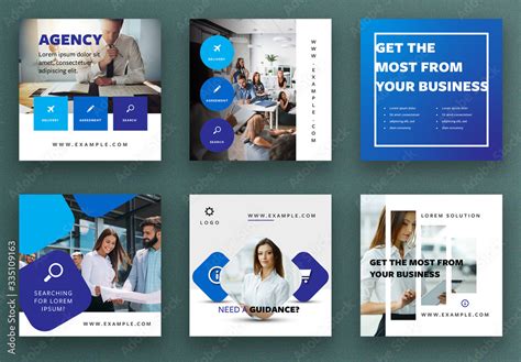 A collage of product images with transparent backgrounds used on different website layouts and social media posts