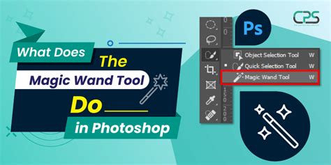 Demonstration of the Magic Wand tool selecting a sky in an image