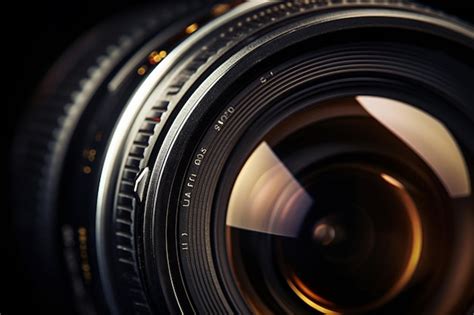 Close-up of a camera lens
