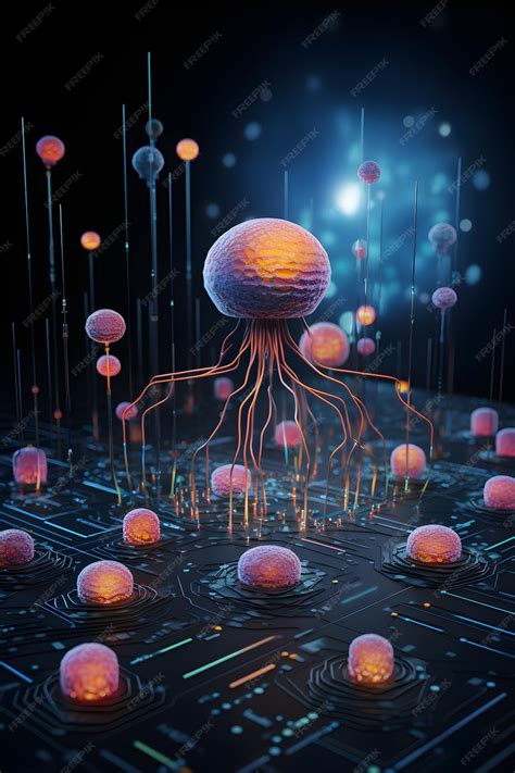 Abstract representation of AI processing image data