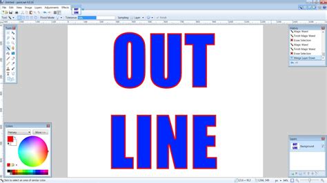 Paint.NET plugin interface for adding text outlines