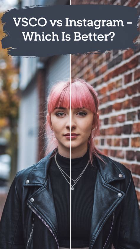 Comparison of VSCO and Instagram interfaces