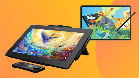 Illustration comparing mouse and tablet input for digital art