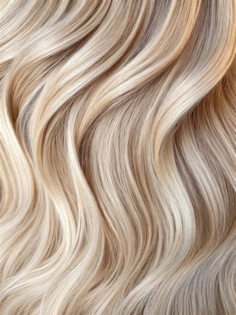 Close-up of painted hair strands with highlights and lowlights