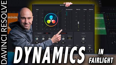 DaVinci Resolve Fairlight limiter plugin settings