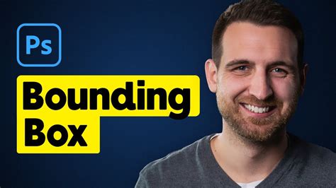 Photoshop Free Transform bounding box around text, with numerical input fields visible