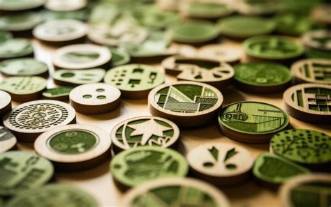 Wooden game pieces with screen printing