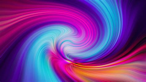 Abstract background with swirling colorful gradients and light streaks