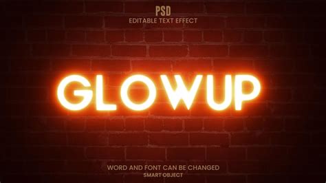 Close-up of text with a glowing, 3D effect