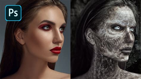 Zombie photo effect in Photoshop