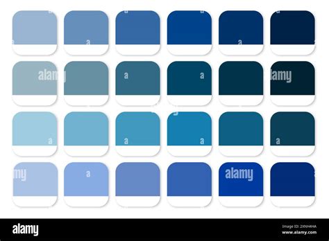 Color palette with various swatches