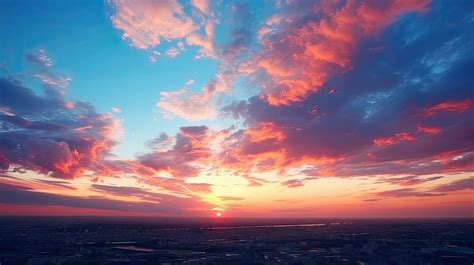 A split image showing an original photo with a plain sky and the same photo with a dramatic sunset sky applied using Photoshop's tool.
