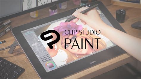 A digital artist using Clip Studio Paint on a tablet